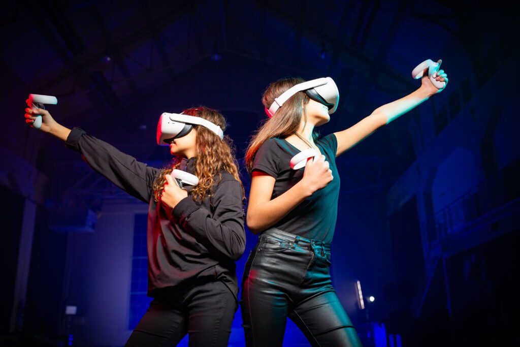 Two player in virtual reality